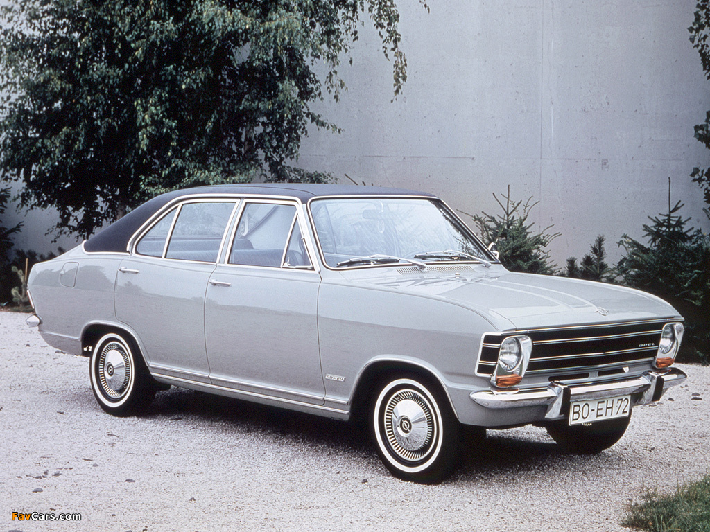 Opel Olympia 4-door Limousine (A) 1967–70 photos (1024 x 768)