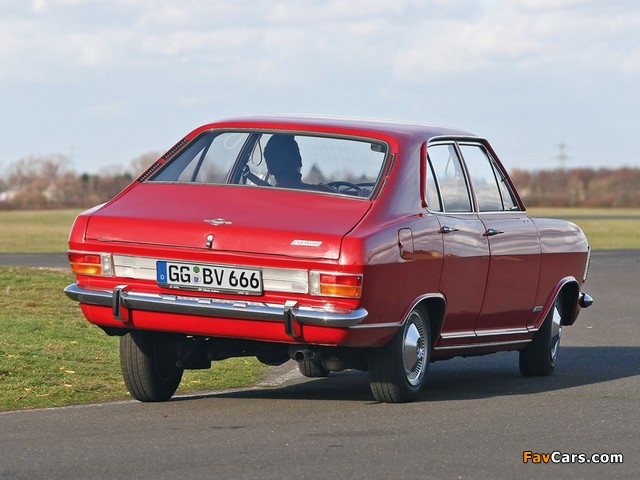 Pictures of Opel Olympia 4-door Limousine (A) 1967–70 (640 x 480)