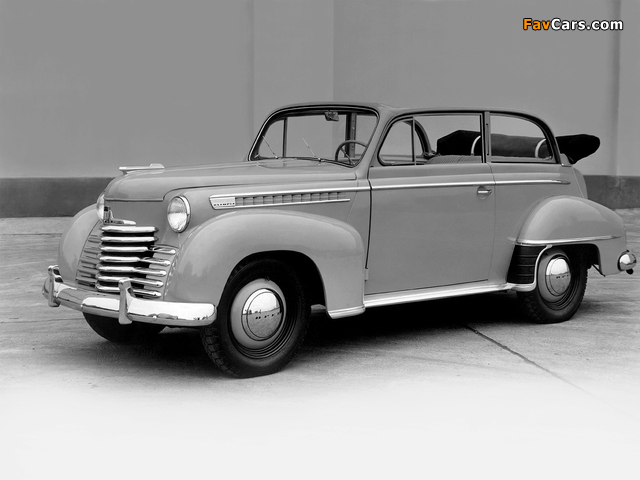 Opel Olympia Cabriolet 1950–53 wallpapers (640 x 480)