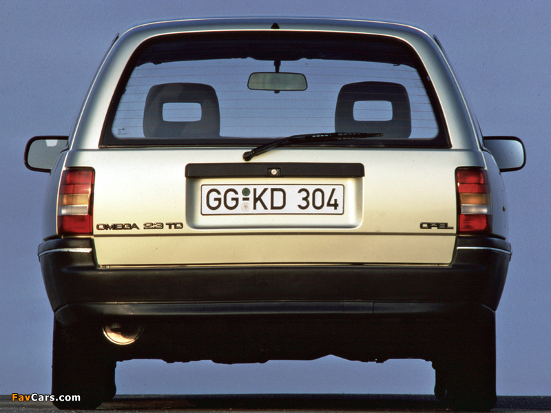 Opel Omega Caravan (A) 1986–90 pictures (800 x 600)