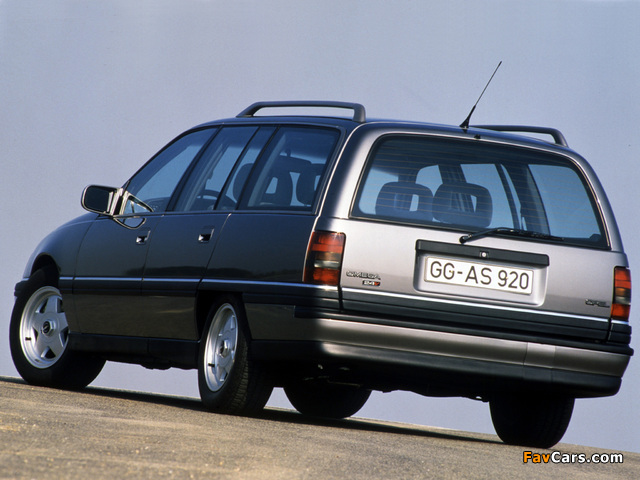 Opel Omega Caravan (A) 1990–94 wallpapers (640 x 480)