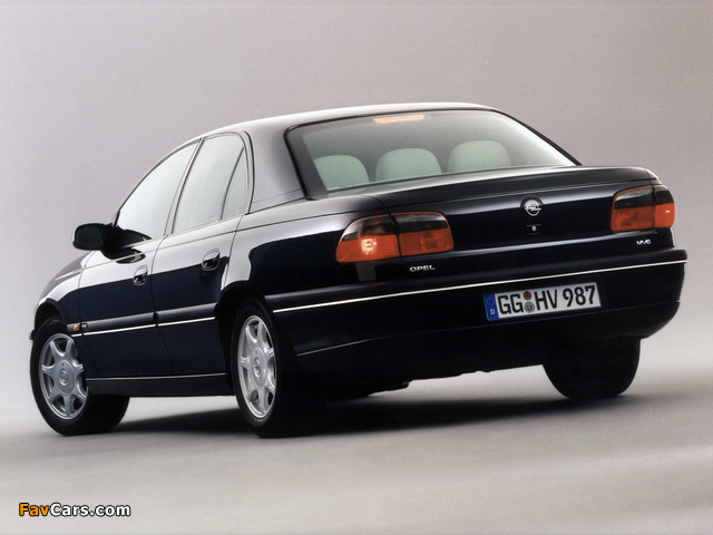 Opel Omega MV6 (B) 1994–97 images (640 x 480)