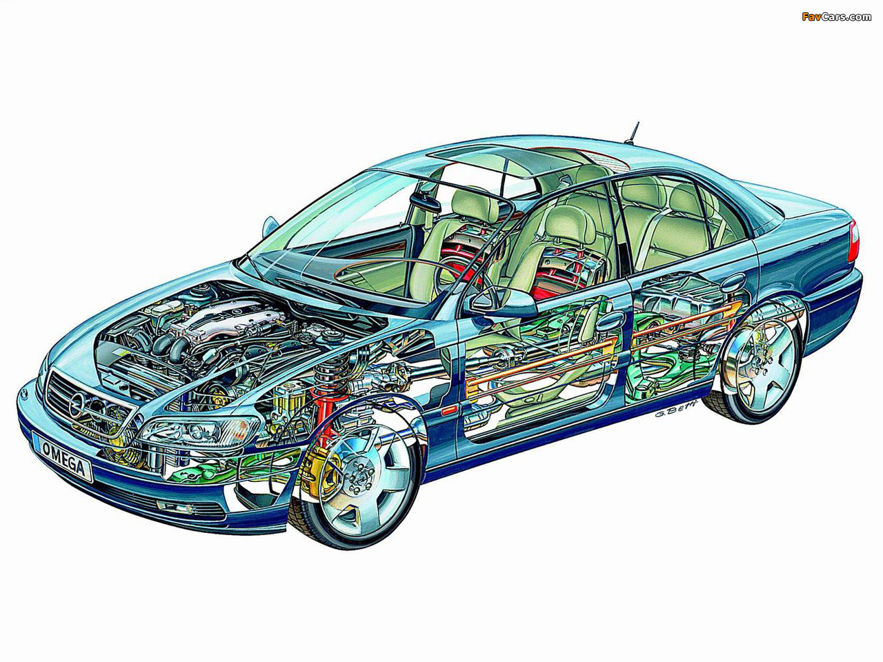 Opel Omega (B) 1999–2003 images (1280 x 960)