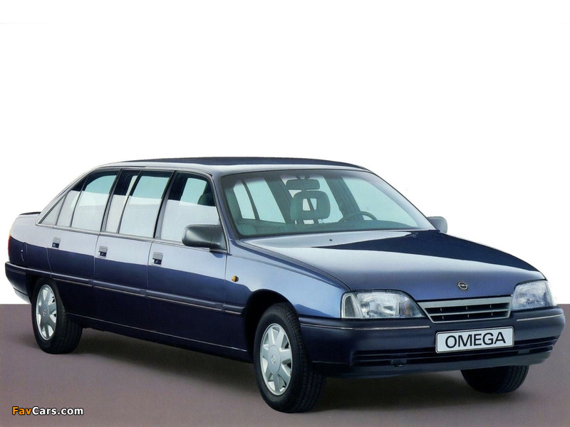 Photos of Opel Omega Limousine by Armbruster-Stageway 1988–90 (800 x 600)
