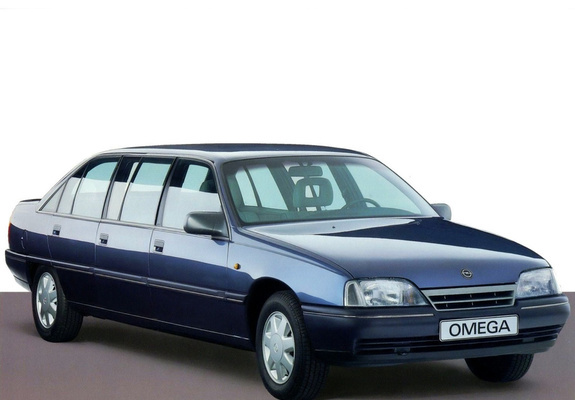 Photos of Opel Omega Limousine by Armbruster-Stageway 1988–90