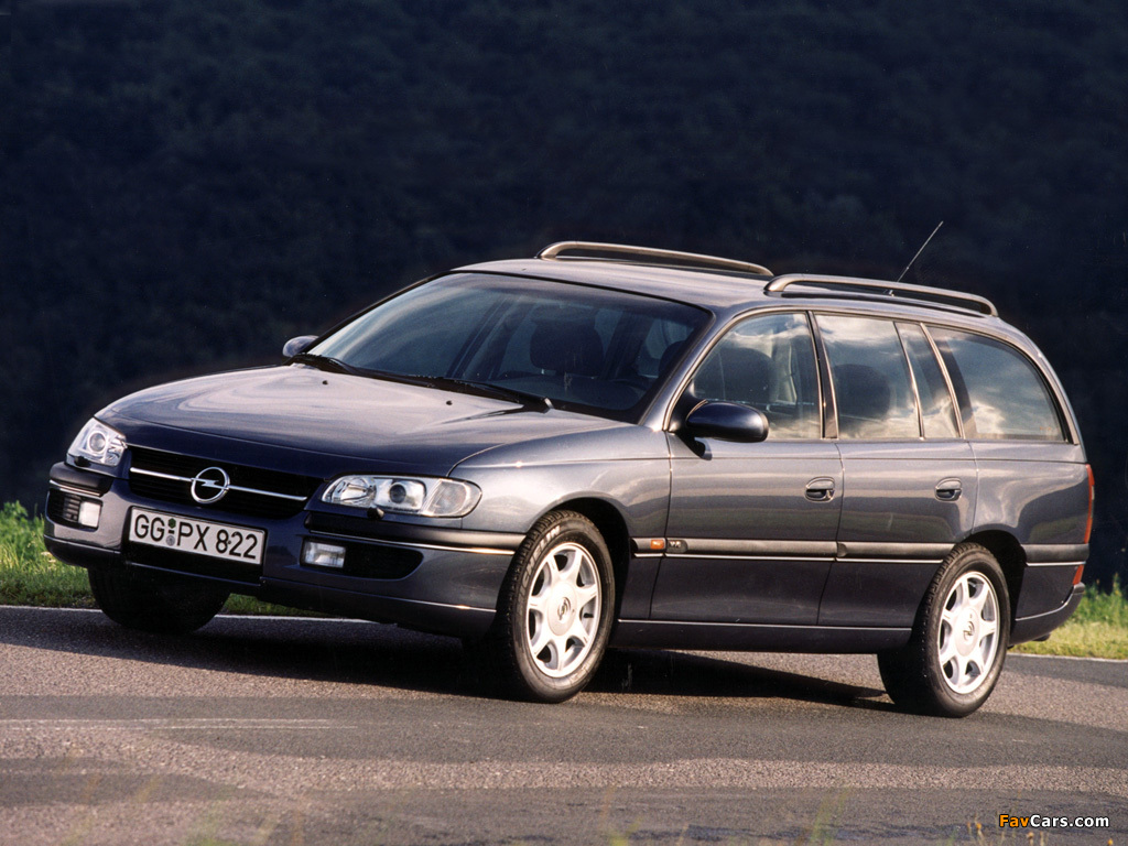 Pictures of Opel Omega MV6 Caravan (B) 1994–99 (1024 x 768)