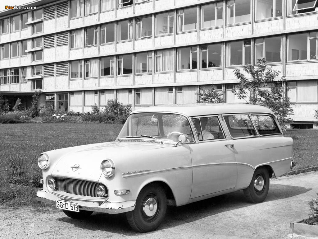 Opel Olympia Rekord Caravan (P1) 1958–60 pictures (1024 x 768)