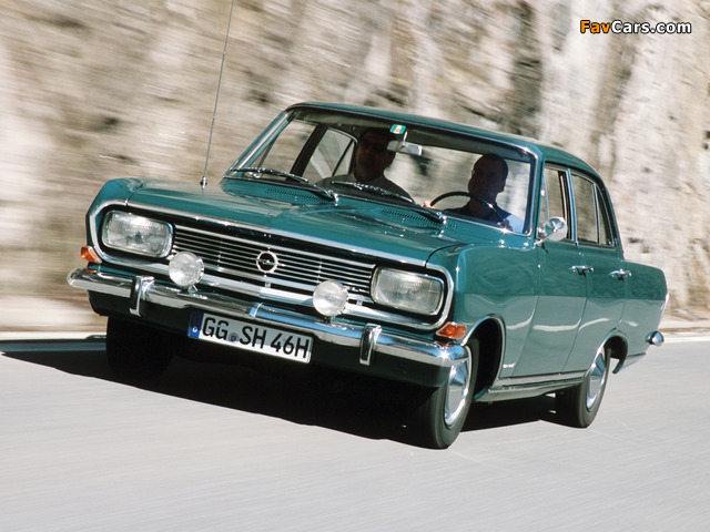 Opel Rekord Sedan (B) 1965–66 pictures (640 x 480)