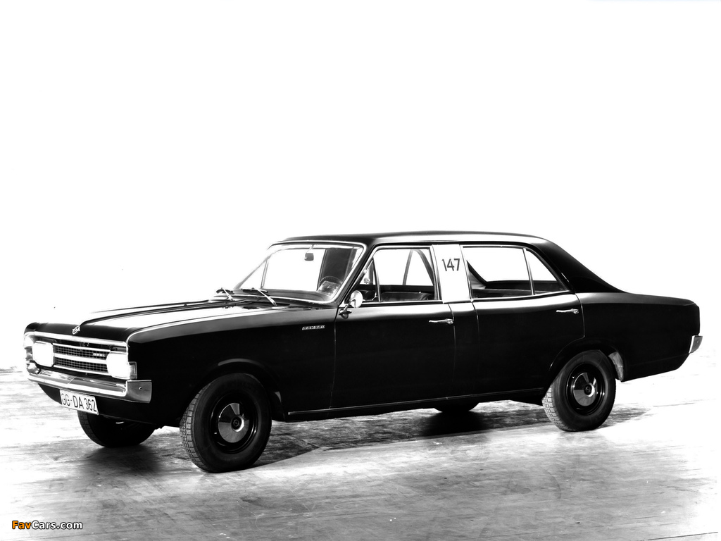 Opel Rekord Sedan Taxi (C) 1966–71 wallpapers (1024 x 768)