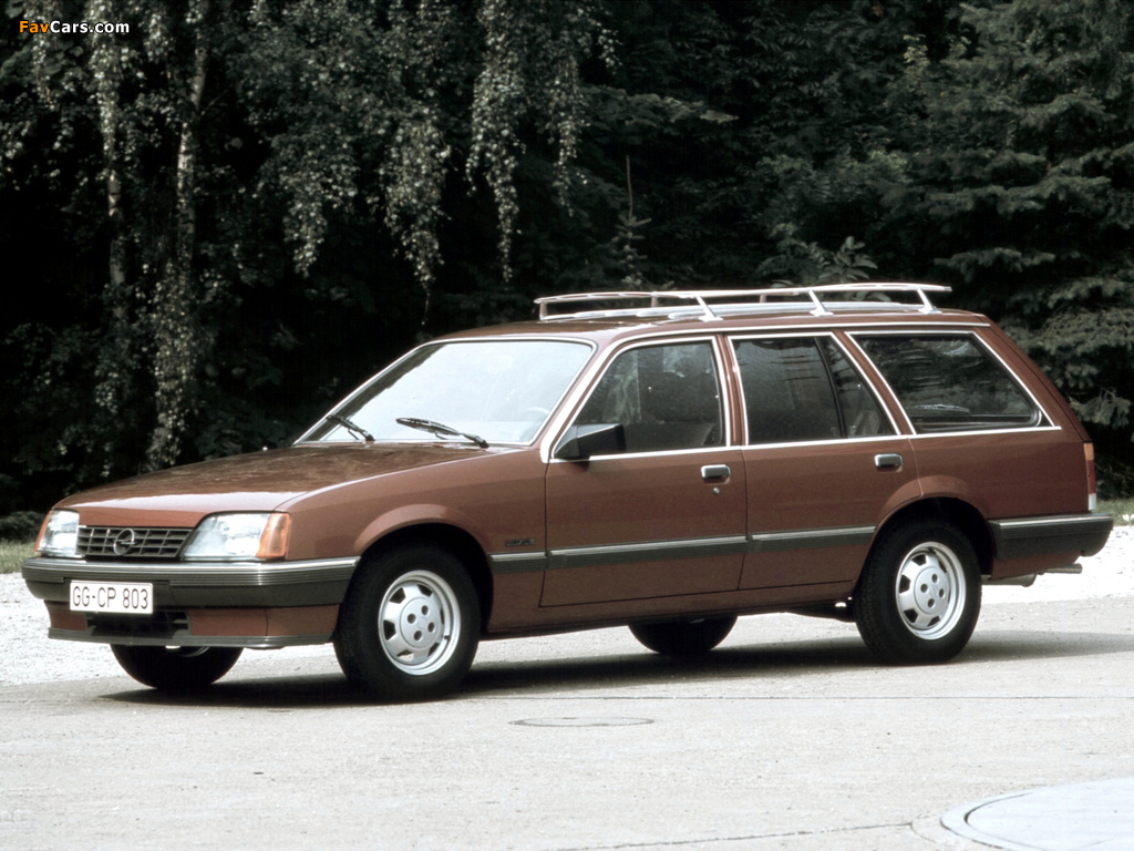 Photos of Opel Rekord Caravan (E2) 1982–86 (1024 x 768)