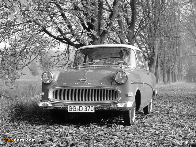 Pictures of Opel Rekord 2-door Sedan (P1) 1957–60 (640 x 480)
