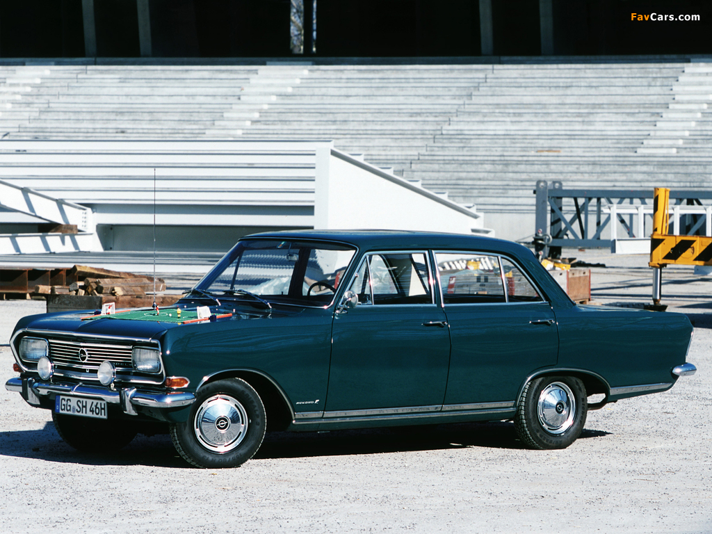 Pictures of Opel Rekord Sedan (B) 1965–66 (1024 x 768)