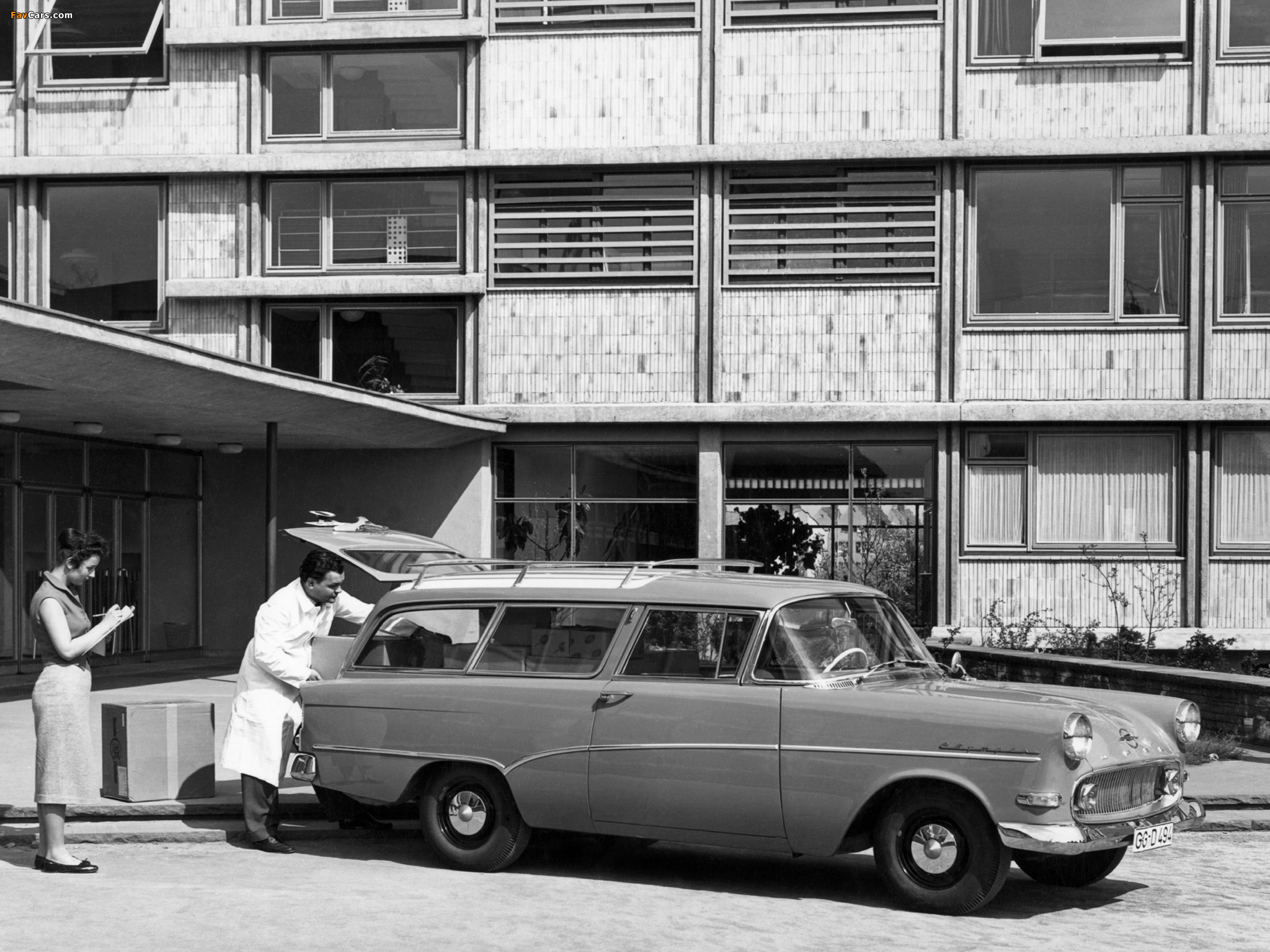 Opel Olympia Rekord Caravan (P1) 1958–60 wallpapers (2048 x 1536)