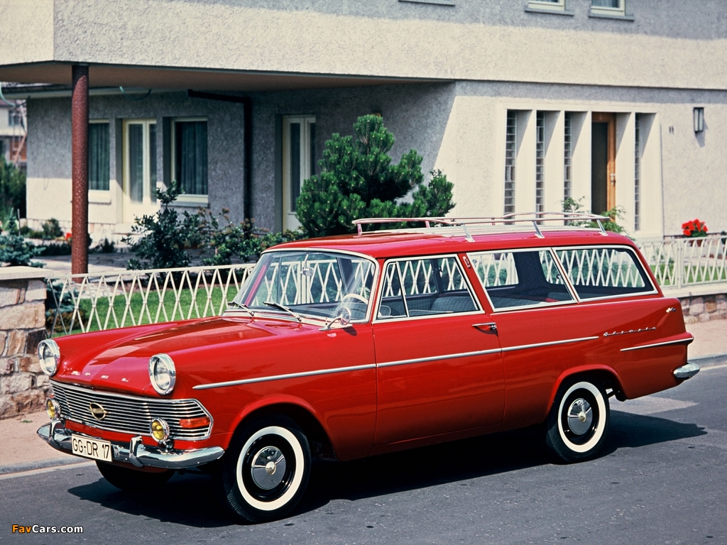 Opel Rekord Caravan (P2) 1960–63 wallpapers (1024 x 768)