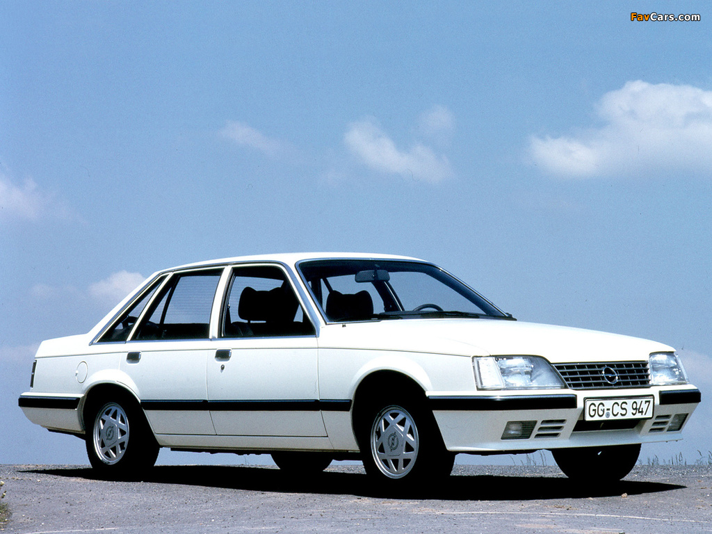 Opel Senator (A2) 1982–86 images (1024 x 768)