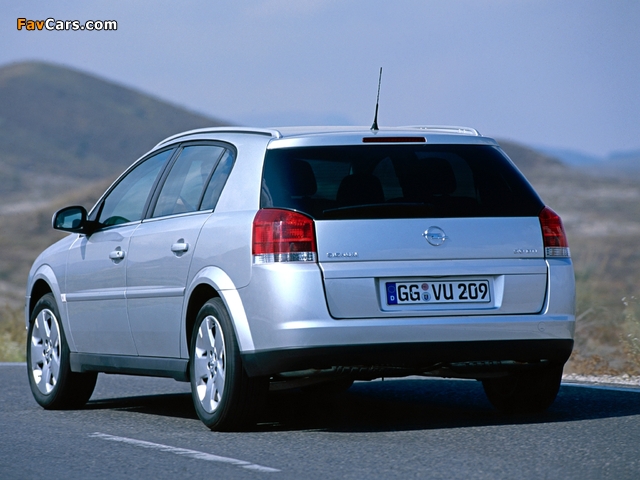 Opel Signum 2003–05 images (640 x 480)