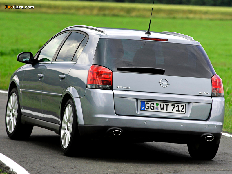 Opel Signum 2003–05 pictures (800 x 600)
