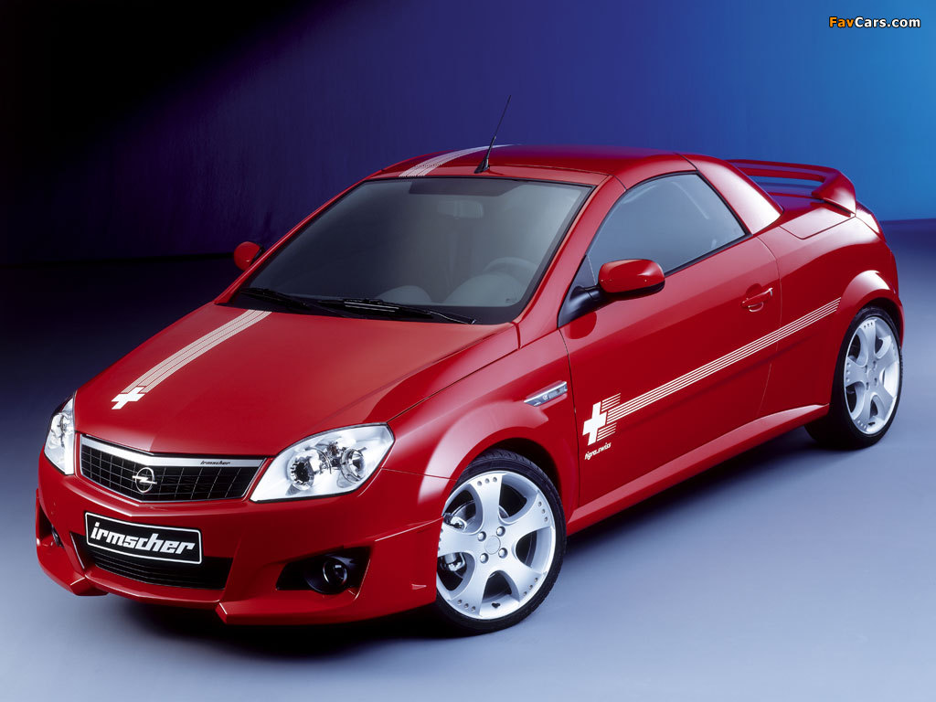 Irmscher Opel Tigra TwinTop 2004 wallpapers (1024 x 768)