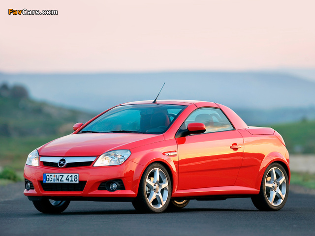 Opel Tigra TwinTop 2004–09 wallpapers (640 x 480)