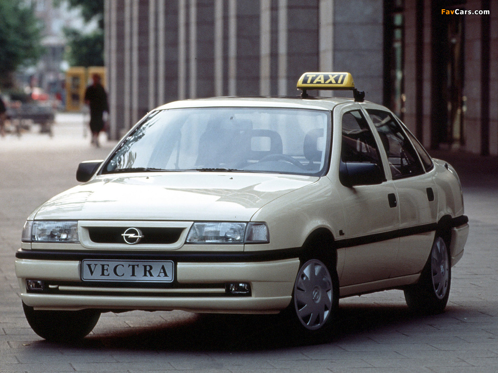 Images of Opel Vectra Sedan Taxi (A) 1992–95 (1024 x 768)