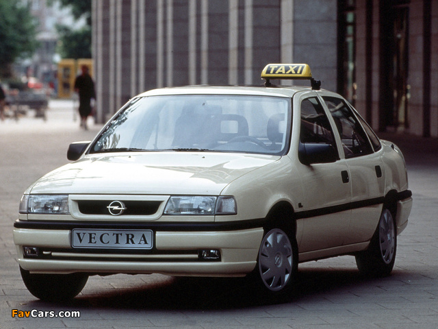 Images of Opel Vectra Sedan Taxi (A) 1992–95 (640 x 480)
