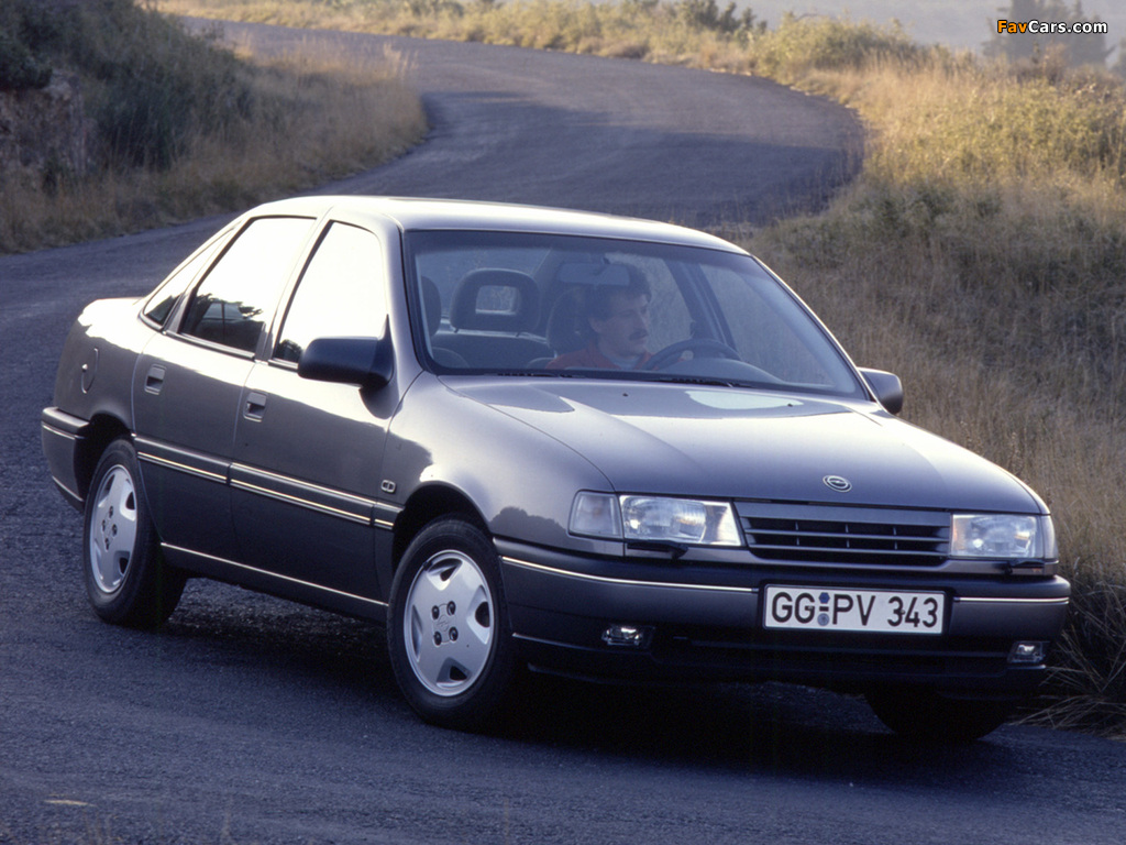 Opel Vectra Sedan (A) 1988–92 images (1024 x 768)