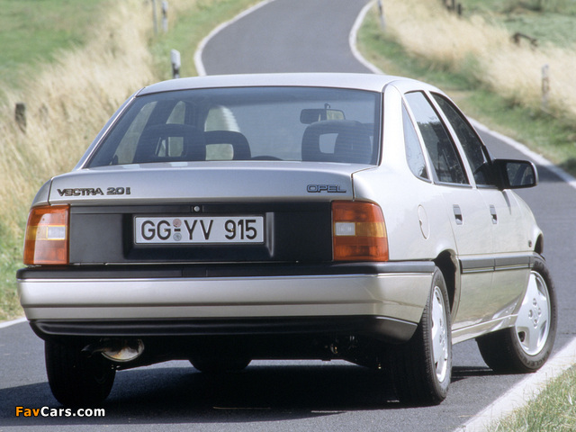 Opel Vectra Sedan (A) 1988–92 wallpapers (640 x 480)