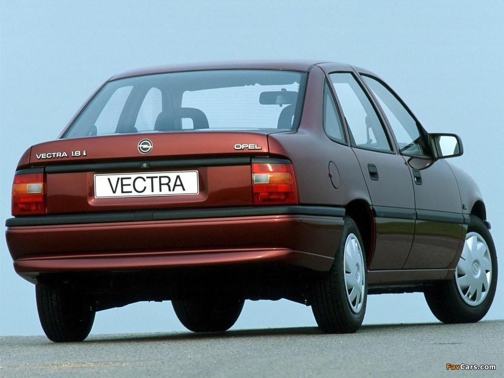 Opel Vectra Sedan (A) 1992–95 images (1024 x 768)