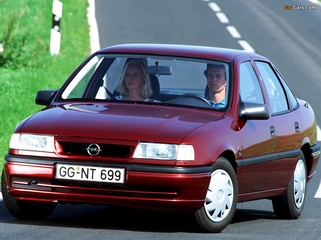 Opel Vectra Sedan (A) 1992–95 wallpapers (1024 x 768)