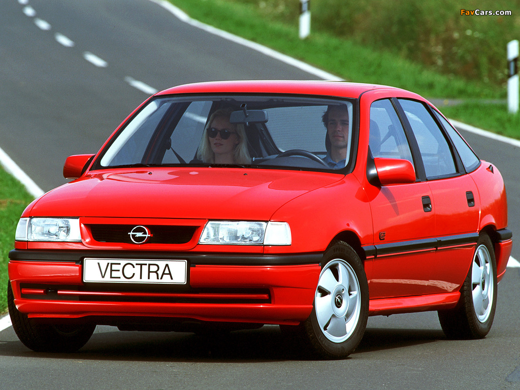 Opel Vectra GT Hatchback (A) 1992–94 wallpapers (1024 x 768)