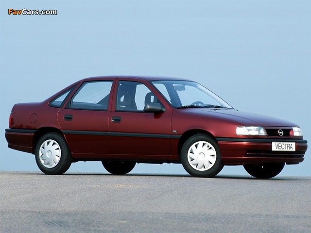Opel Vectra Sedan (A) 1992–95 wallpapers (640 x 480)