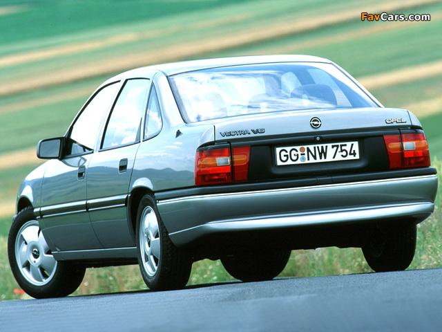 Opel Vectra V6 (A) 1993–95 photos (640 x 480)