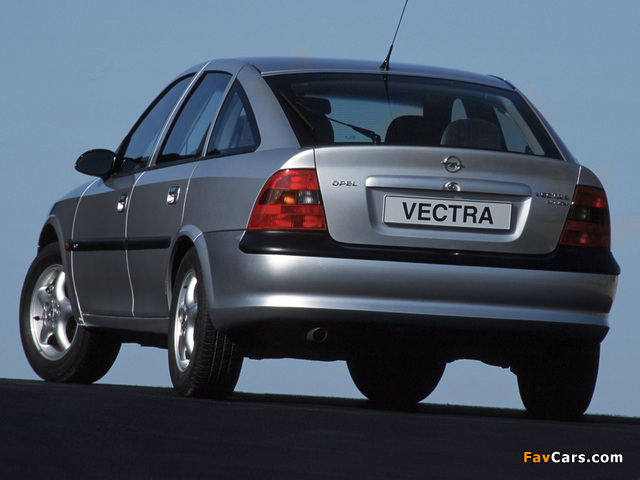 Opel Vectra Hatchback (B) 1995–99 images (640 x 480)