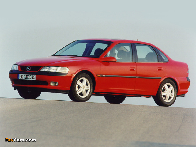 Opel Vectra Sedan (B) 1995–99 photos (640 x 480)