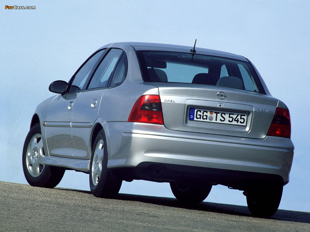Opel Vectra Sedan (B) 1999–2002 images (1024 x 768)