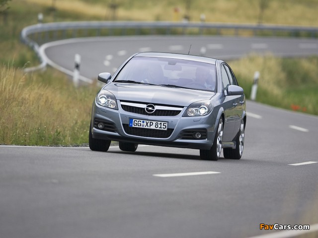 Opel Vectra GTS (C) 2005–08 photos (640 x 480)