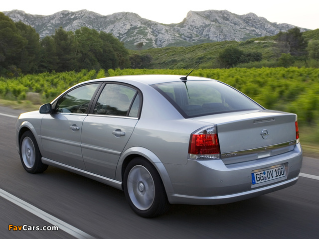Opel Vectra Sedan (C) 2005–08 pictures (640 x 480)