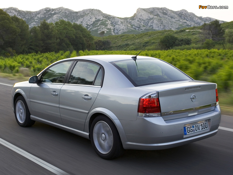Opel Vectra Sedan (C) 2005–08 pictures (800 x 600)
