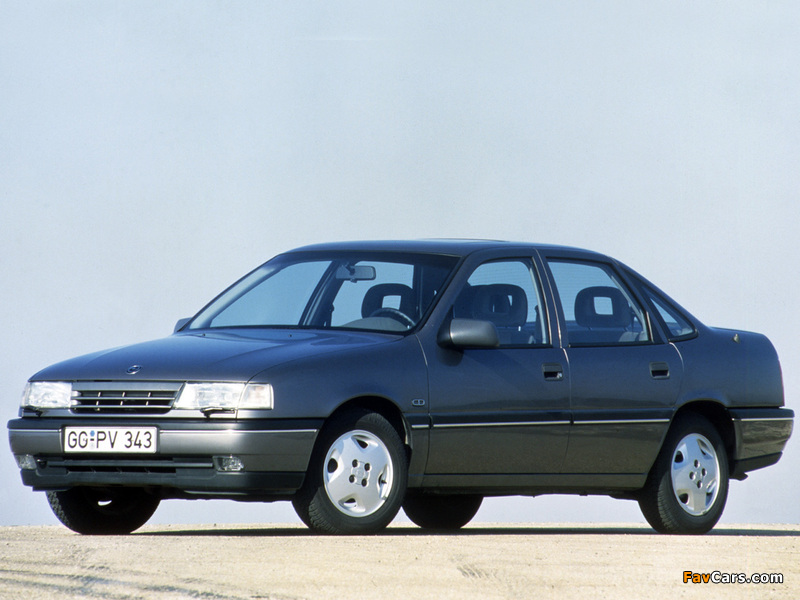 Pictures of Opel Vectra Sedan (A) 1988–92 (800 x 600)
