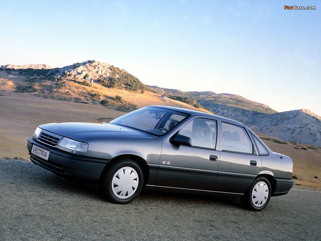 Pictures of Opel Vectra 1.8 S 4x4 Sedan (A) 1988–89 (1024 x 768)