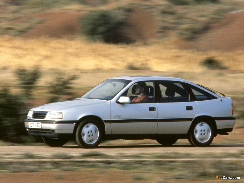 Opel Vectra GT Hatchback (A) 1988–92 wallpapers (1024 x 768)