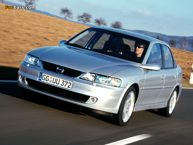 Opel Vectra Sedan (B) 1999–2002 wallpapers (640 x 480)