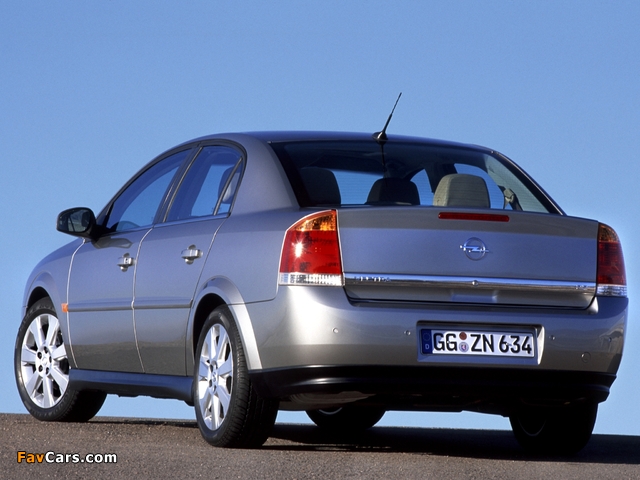 Opel Vectra Sedan (C) 2002–05 wallpapers (640 x 480)