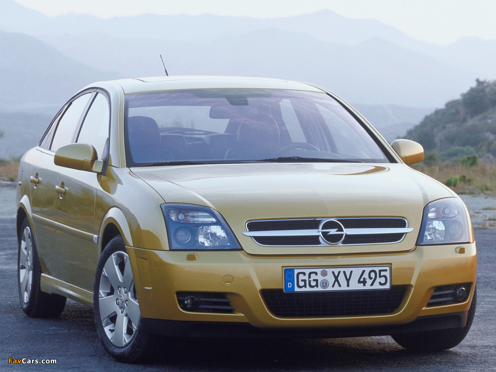 Opel Vectra GTS (C) 2002–05 wallpapers (1024 x 768)