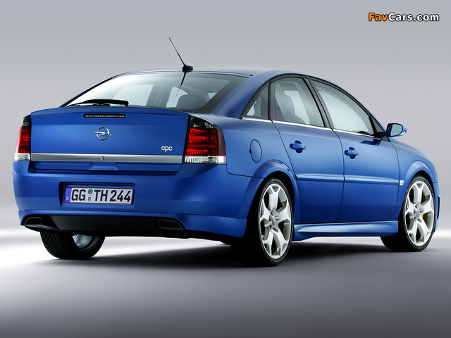 Opel Vectra GTS Twin Turbo OPC (C) 2003–05 wallpapers (640 x 480)