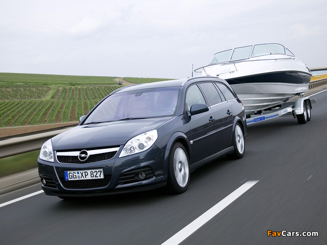 Opel Vectra Caravan (C) 2005–08 wallpapers (640 x 480)