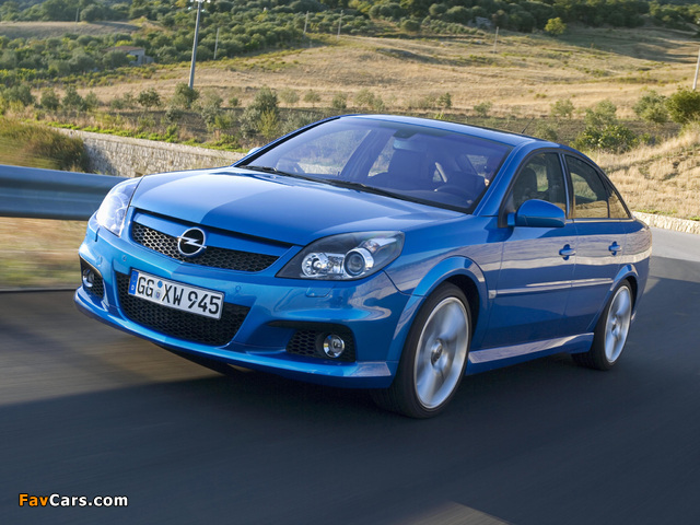 Opel Vectra GTS OPC (C) 2005–08 wallpapers (640 x 480)