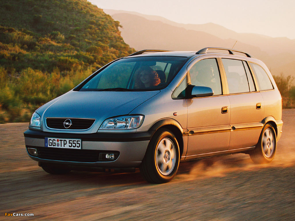 Images of Opel Zafira (A) 1999–2003 (1024 x 768)