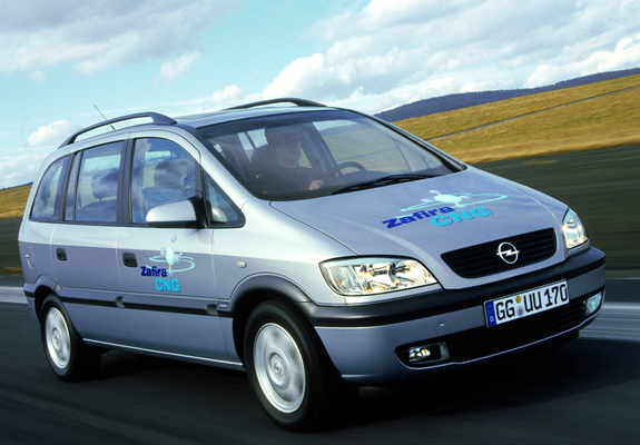 Images of Opel Zafira CNG (A) 2002–05