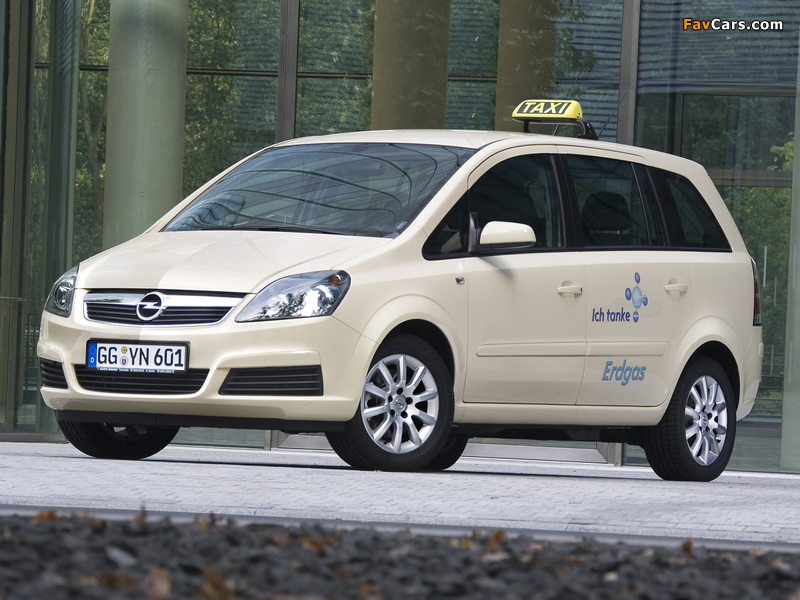 Images of Opel Zafira CNG Taxi (B) 2005–08 (800 x 600)